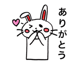 shiro usagi-san and shiro nezumi-san sticker #12022982