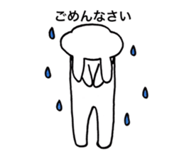 shiro usagi-san and shiro nezumi-san sticker #12022984