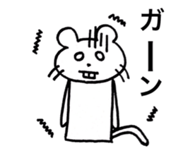 shiro usagi-san and shiro nezumi-san sticker #12022988