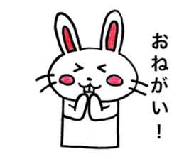 shiro usagi-san and shiro nezumi-san sticker #12022989