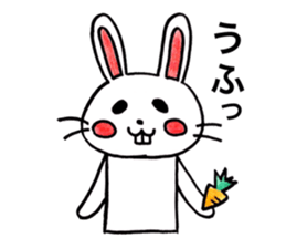 shiro usagi-san and shiro nezumi-san sticker #12022993