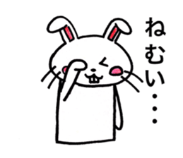 shiro usagi-san and shiro nezumi-san sticker #12023000