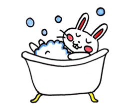 shiro usagi-san and shiro nezumi-san sticker #12023011