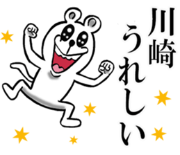 The sticker which Kawasaki use sticker #12023058