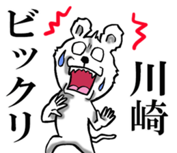 The sticker which Kawasaki use sticker #12023064