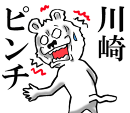 The sticker which Kawasaki use sticker #12023081