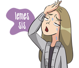 Cewe Gaul sticker #12023818