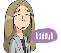 Cewe Gaul sticker #12023824