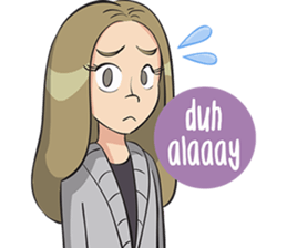 Cewe Gaul sticker #12023833