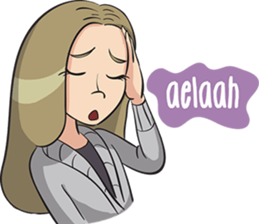 Cewe Gaul sticker #12023836