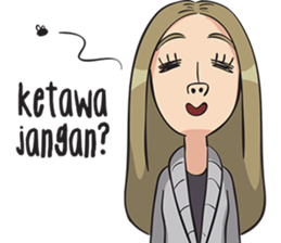 Cewe Gaul sticker #12023844