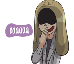 Cewe Gaul sticker #12023845