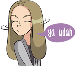 Cewe Gaul sticker #12023847