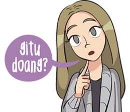 Cewe Gaul sticker #12023848