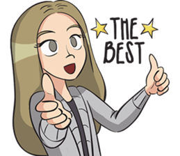 Cewe Gaul sticker #12023851