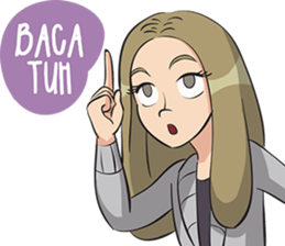 Cewe Gaul sticker #12023853