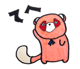 raccoon dog GONZA sticker #12024185