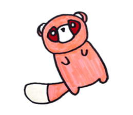 raccoon dog GONZA sticker #12024196