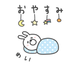 MAY's basic pack,cute rabbit sticker #12024361