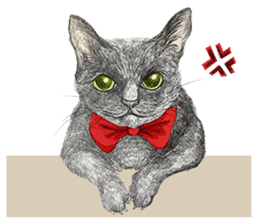 Black Addy Meow sticker #12024823