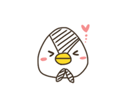 penguin like a rice-ball sticker #12024840