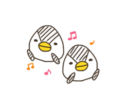 penguin like a rice-ball sticker #12024841