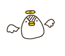 penguin like a rice-ball sticker #12024845