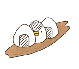 penguin like a rice-ball sticker #12024855