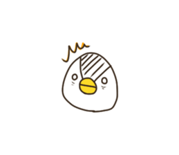 penguin like a rice-ball sticker #12024865