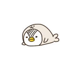 penguin like a rice-ball sticker #12024867