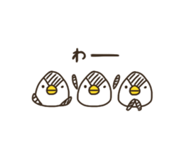 penguin like a rice-ball sticker #12024870