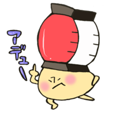 Mr. Bon dance mushroom sticker #12025123