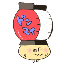 Mr. Bon dance mushroom sticker #12025135