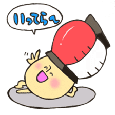 Mr. Bon dance mushroom sticker #12025143