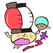 Mr. Bon dance mushroom sticker #12025147