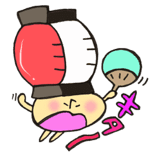 Mr. Bon dance mushroom sticker #12025147