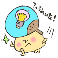 Mr. Bon dance mushroom sticker #12025148