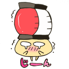 Mr. Bon dance mushroom sticker #12025149