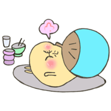 Mr. Bon dance mushroom sticker #12025151