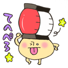 Mr. Bon dance mushroom sticker #12025155