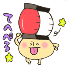 Mr. Bon dance mushroom sticker #12025155