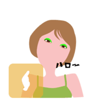 "Haruka" Cool girl friend sticker #12025238