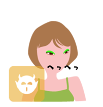 "Haruka" Cool girl friend sticker #12025248