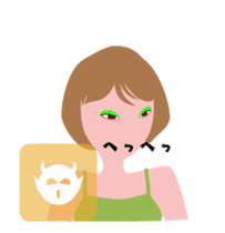 "Haruka" Cool girl friend sticker #12025248