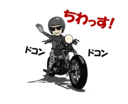 American Motorcycle animation sticker #12025783