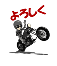 American Motorcycle animation sticker #12025787