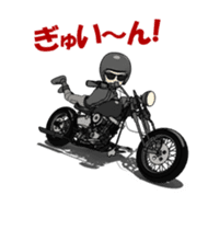 American Motorcycle animation sticker #12025795