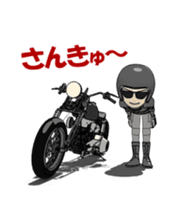 American Motorcycle animation sticker #12025798