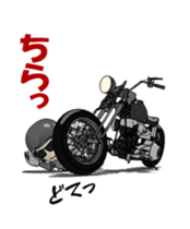 American Motorcycle animation sticker #12025799