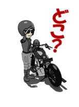 American Motorcycle animation sticker #12025802